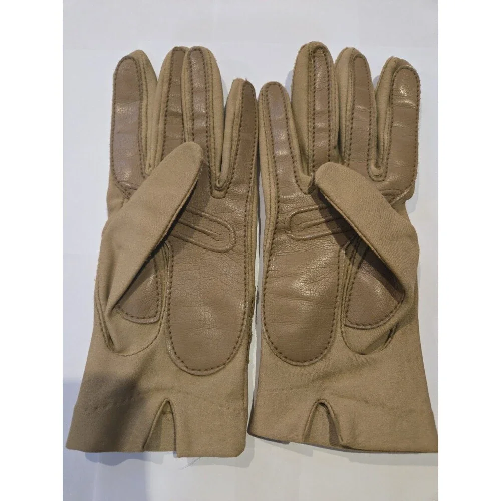 Notice Brand Leather And Woven Women's Gloves One Size Fits Most